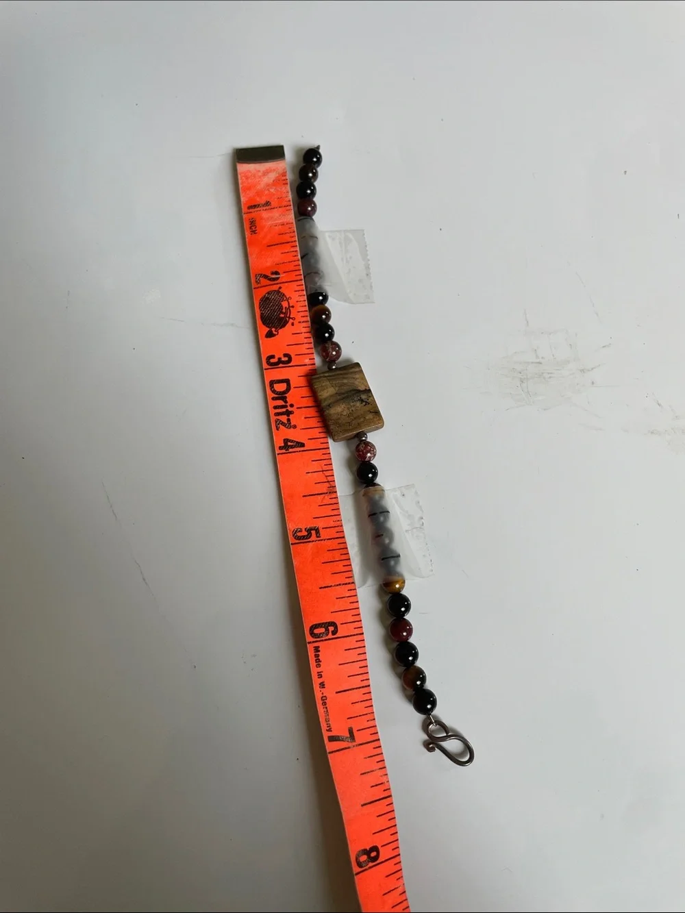 Earth-Tone Jasper, Tiger’s Eye and Onyx Beaded Bracelet